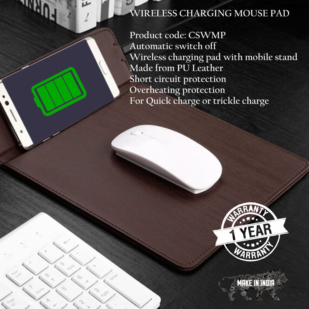 Mouse Pad with Qi Wireless Charger
