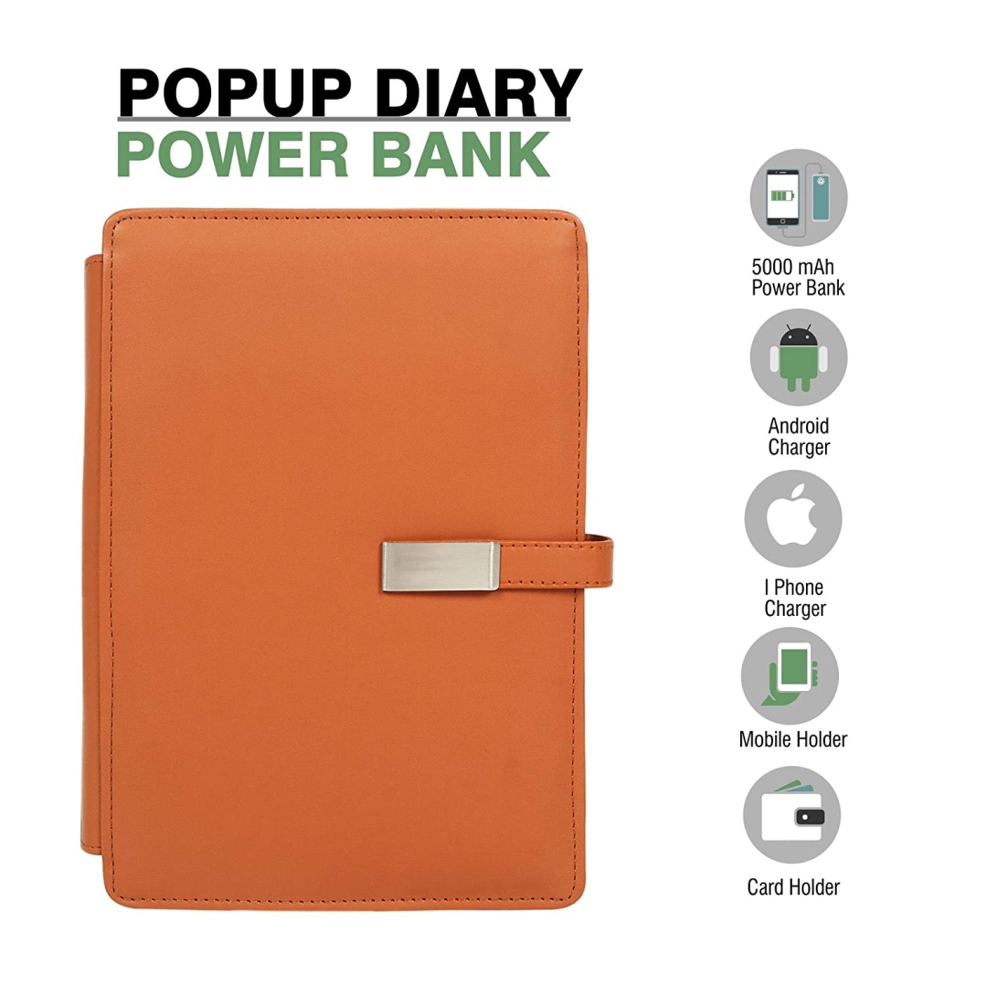 Pop Up Diary Power Bank 5000mAH Pop Up Diary Power Bank 5000mAH