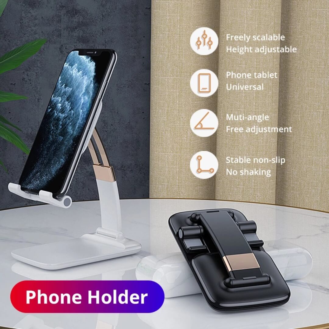 Foldable Desk Mobile Phone Holder Stand For iPhone iPad
