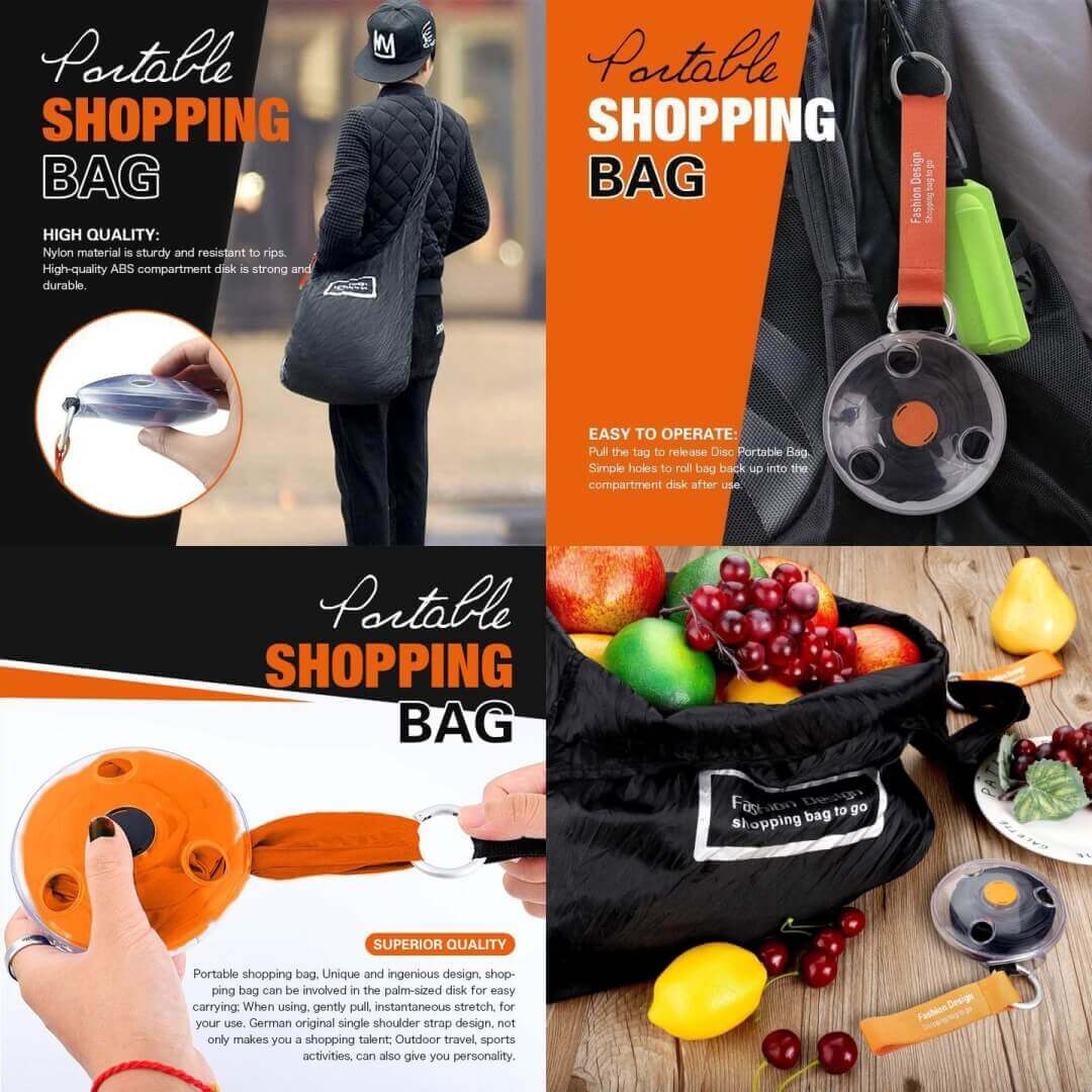 Disc Portable Shopping Bag Disc Portable Shopping Bag