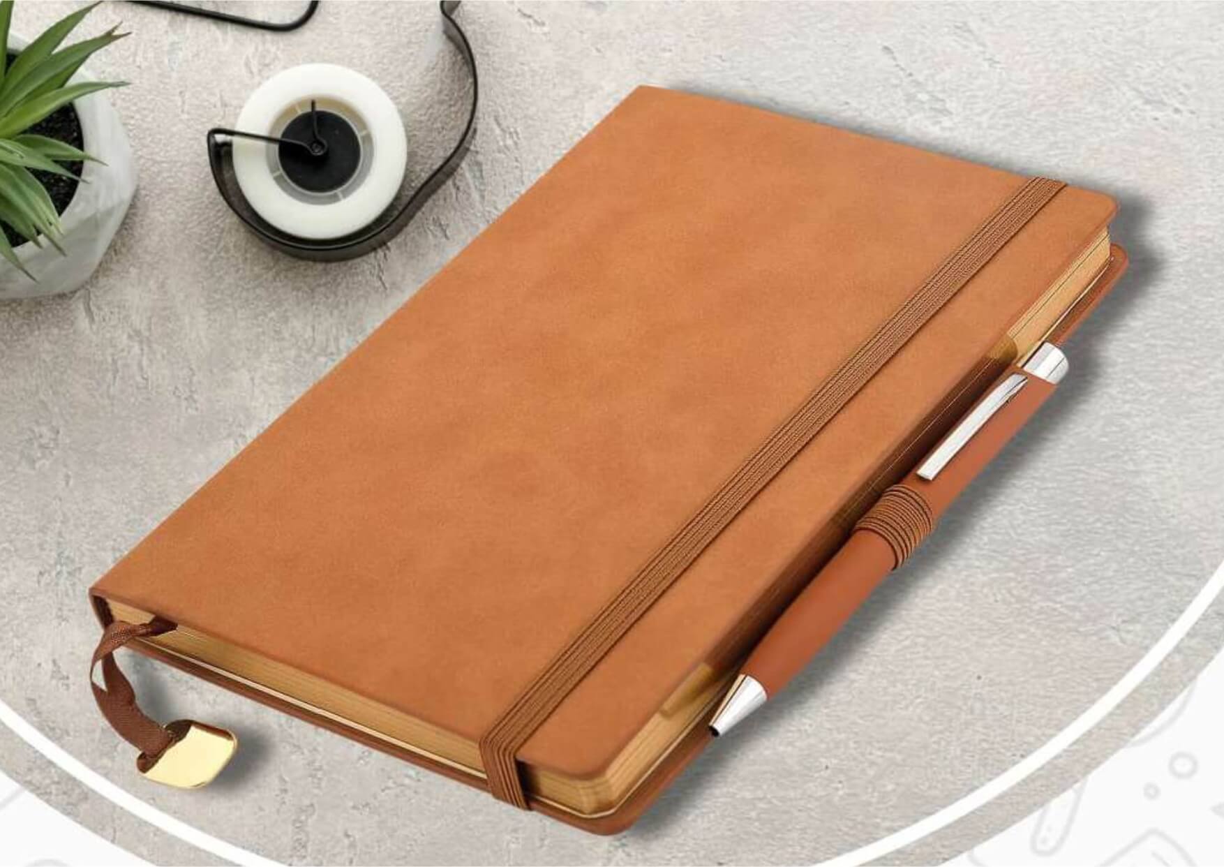 Brown Diary Pen Pluto Brown Diary Pen Pluto