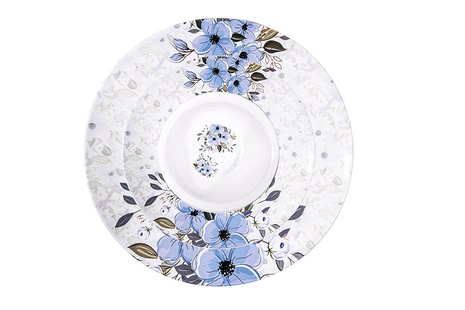 31 pcs Melamine Dinner Set (Empire Blue) D-604