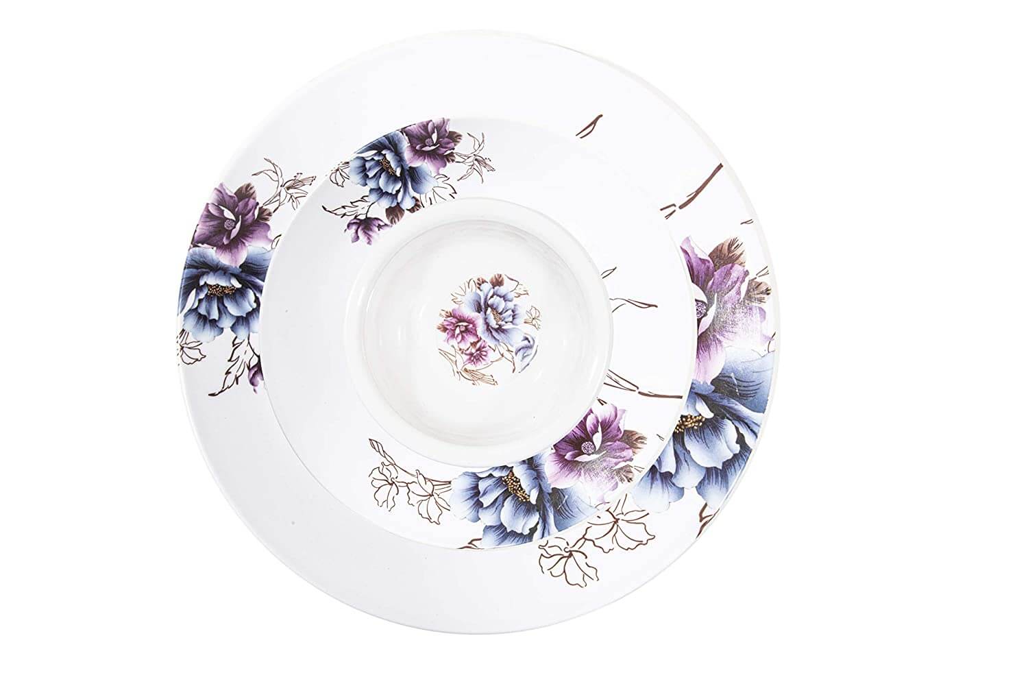 31 pcs Melamine Dinner Set (Royal Indigo) D-607