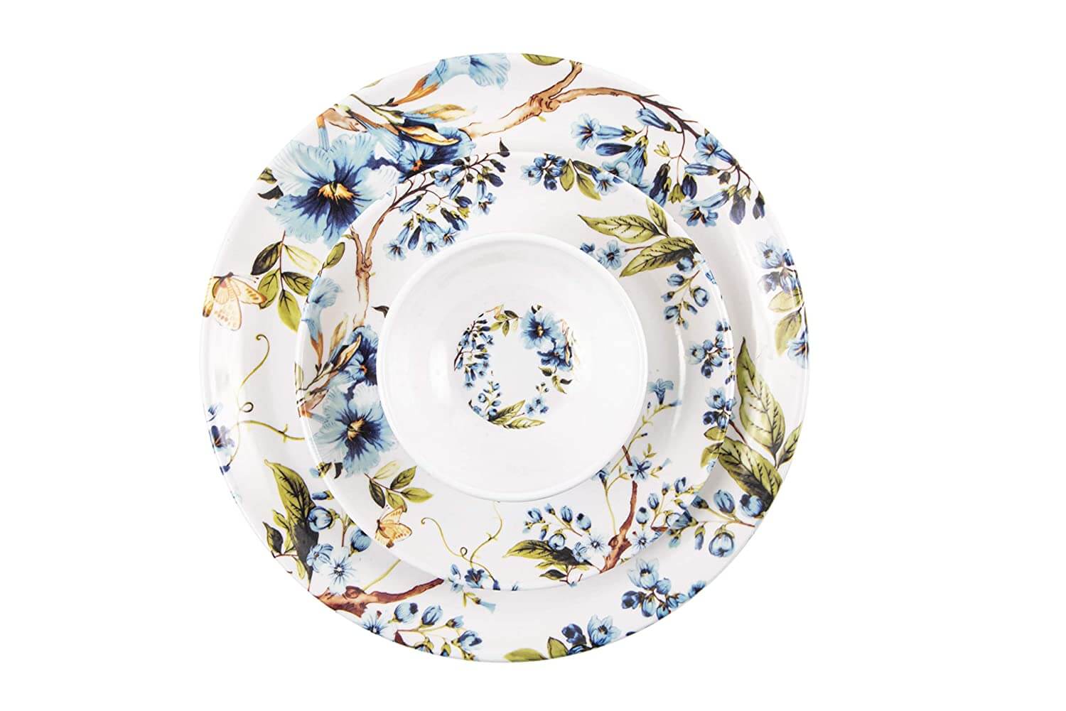 32 pcs Melamine Dinner Set (Blue Mist)