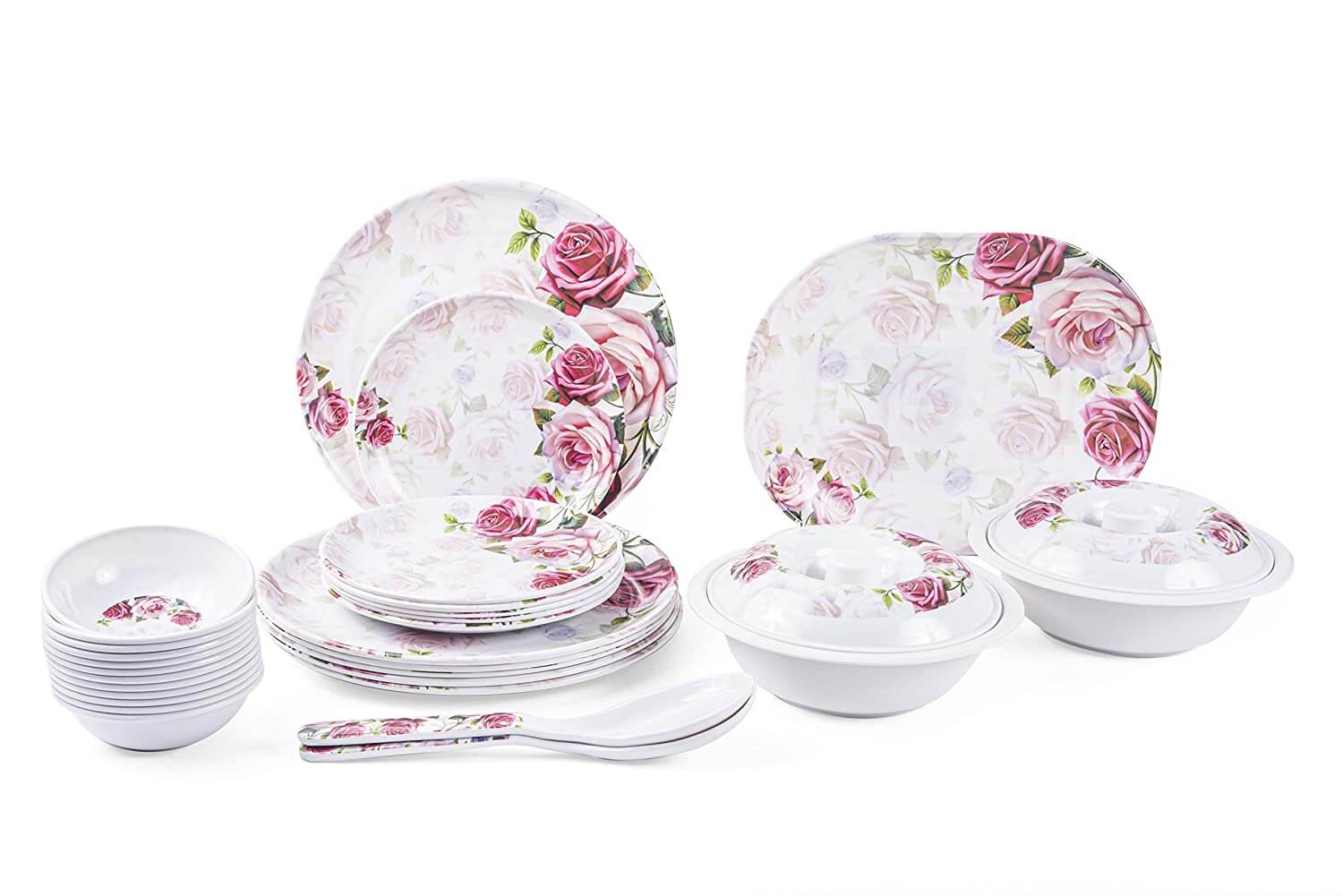 32 pcs Melamine Dinner Set (Prim Rose)