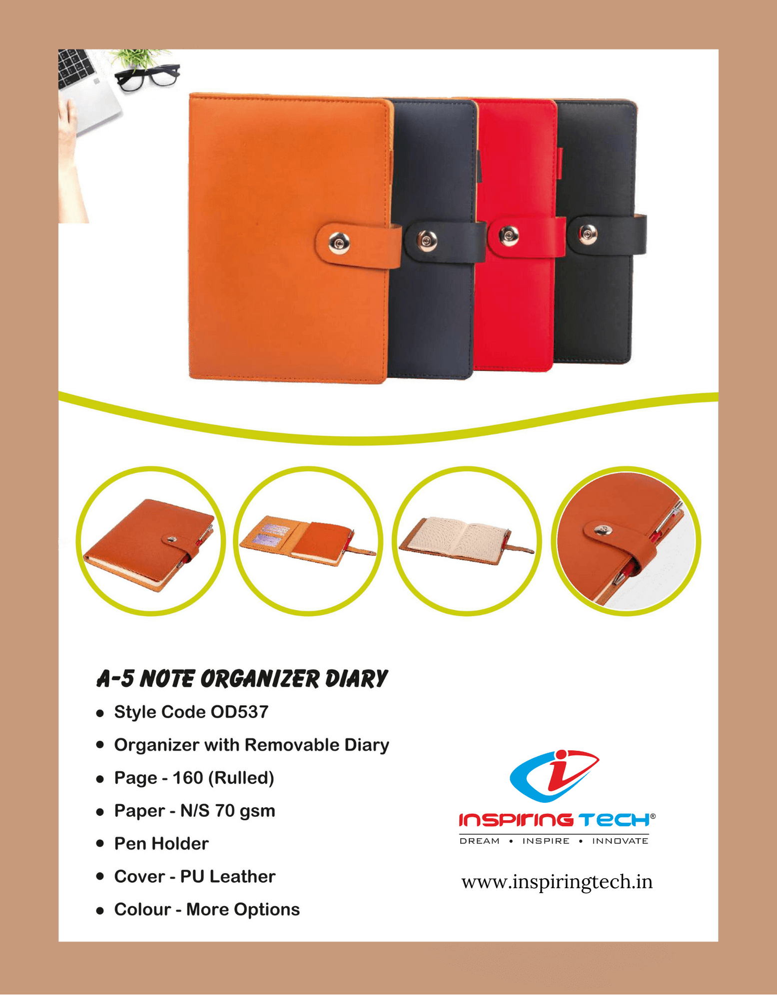 A5 Notebook Replaceable Diary A5 Notebook Replaceable Diary